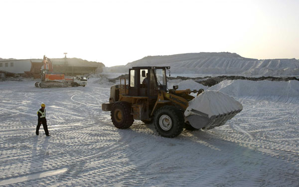 Largest potash production base on Lop Lake