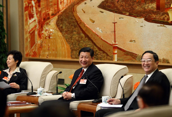 Chinese leaders deliberate gov't work report