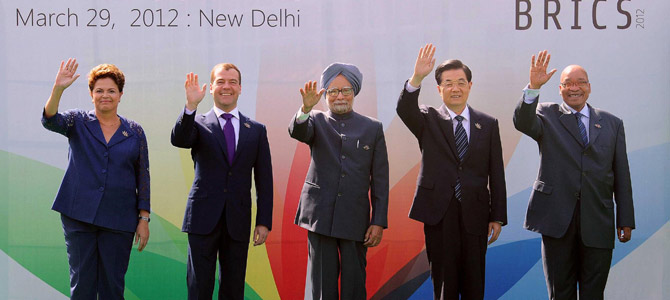 'BRICS will work together more' on bank plan