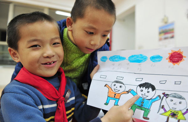 Kids' Spring Festival wish to find parents