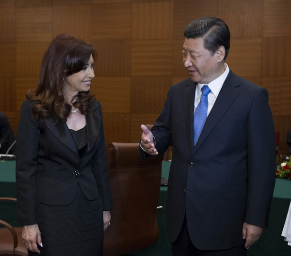 Chinese, Argentine presidents vow to expand cooperation