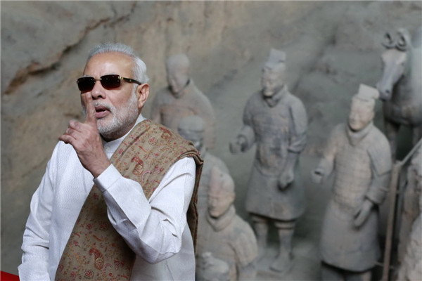 Indian PM Modi begins China visit