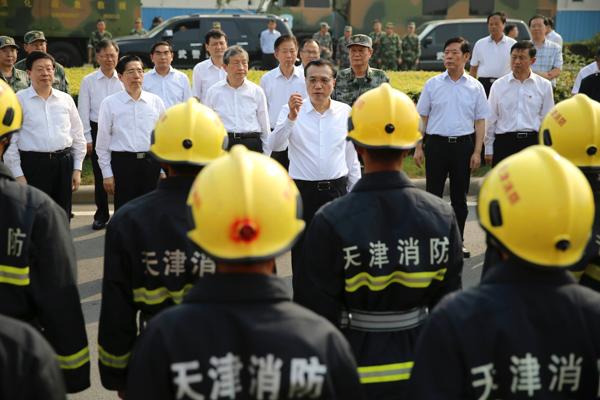 Rescue soldiers and firefighters are ‘patron saints’ of Tianjin