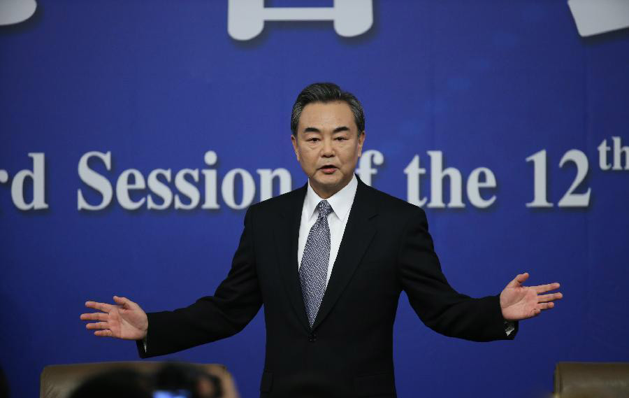 Chinese FM gives press conference for NPC session