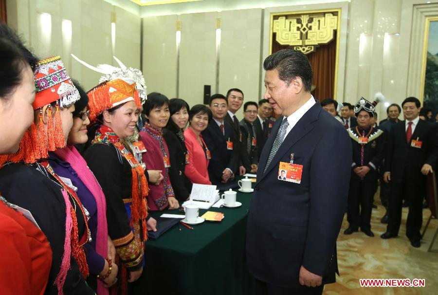 Xi joins discussion with NPC deputies from Guangxi