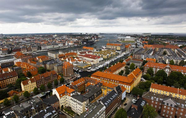 Scenery of Copenhagen city