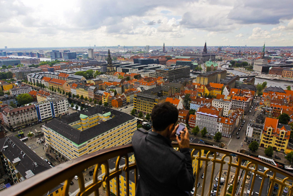 Scenery of Copenhagen city