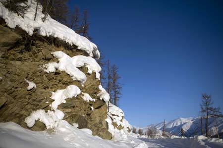 A view in Xinjiang Kanasi scenic area