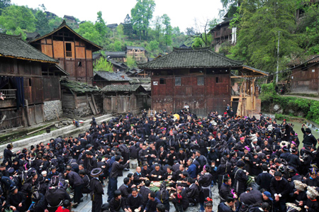 Miao people celebrate Sisters Festival