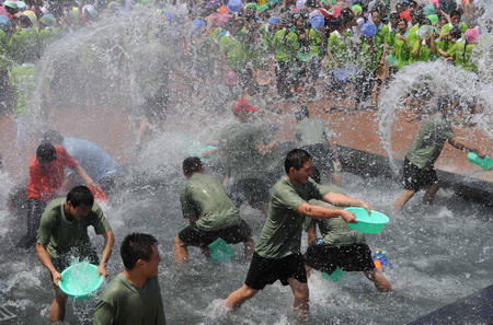 Get drenched at Water Splashing Festival