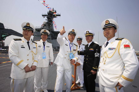 China invites foreign delegates to navy ships