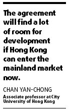 Mainland market further opened to HK