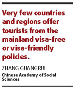 Ease visa rules for Chinese mainlanders: Expert