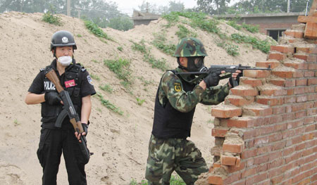China ends anti-terrorism exercise