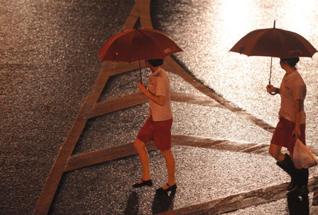 Tropical storm Nangka makes landfall in Guangdong