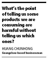 'Unsafe' products still on shelves in Guangdong