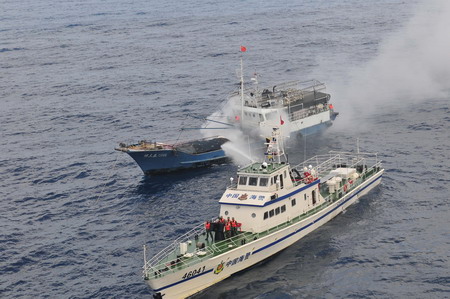 Drill conducted for sea territory protection
