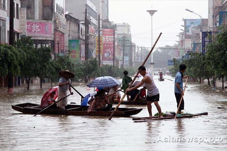 Rainstorms hit Guangxi