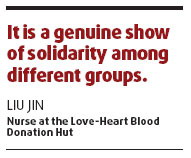 Brutality heartens many to give blood