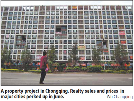 Property prices edge up in June