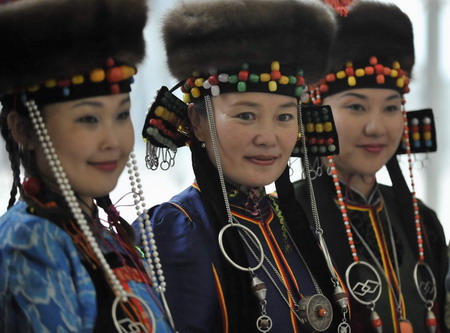 Herdsmen's catwalk show in inner Mongolia