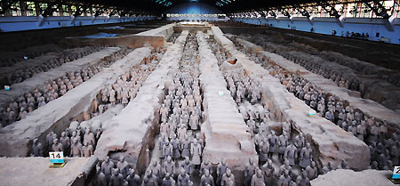 New findings reported at terra-cotta army site