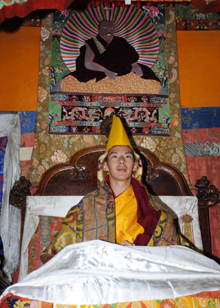 11th Panchen Lama has important ordination in Tibet