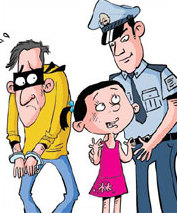 Girl, 10, helps police arrest kidnappers