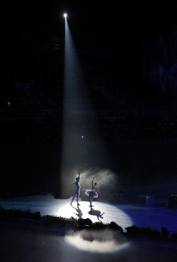 Ballet performance at the Water Cube