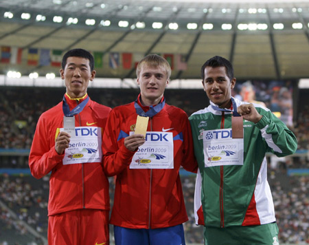 China's 3rd male medalist at World Athletics history