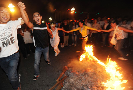 Torch festival celebrated in Liangshan Prefecture