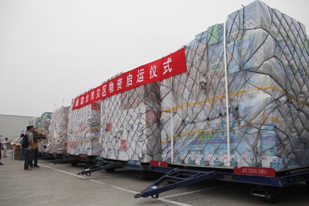 Mainland sends 2nd batch of disaster relief to Taiwan