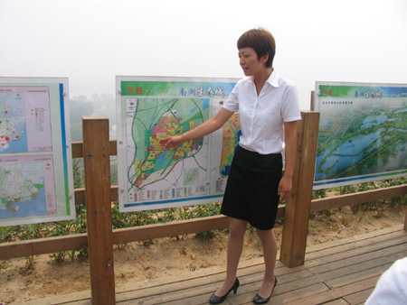 A landscape comes from a landfill in Tangshan