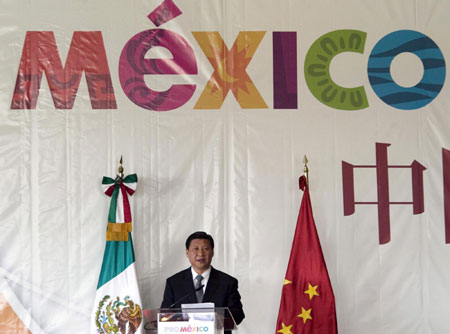 Chinese vice president winds up visit to Mexico