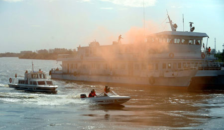 Sino-Russian joint exercise targeting boarder lawlessness