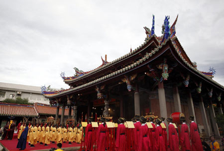 Confucius' birthday celebrated in Taipei