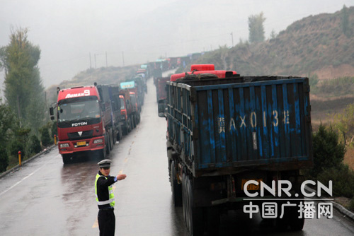 50-kilometers traffic jam in north China