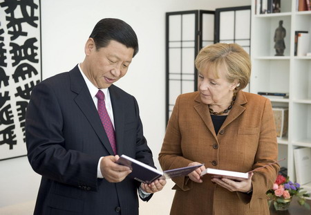 Xi holds talks with Merkel on China-Germany ties