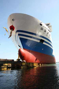 China's largest locally produced RO-RO Passenger Ship makes debut
