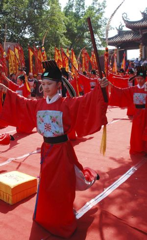 Ceremony held to worship Goddess Mazu in E China