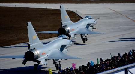 Air force show held in Beijing for anniversary