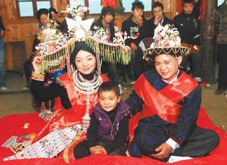 On the scene: An ethnic Yao family wedding