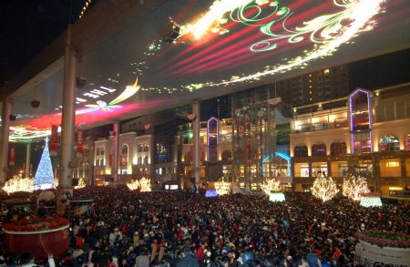 Jubilant Chinese greet New Year