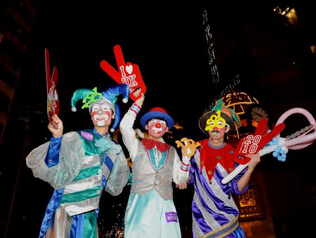 Jubilant Chinese greet New Year