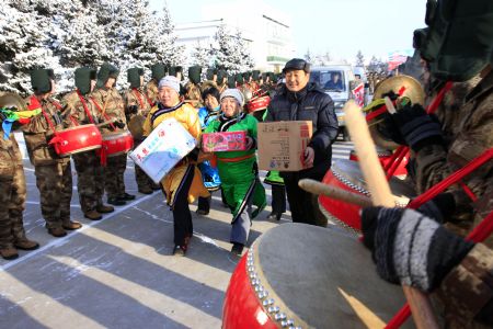 Jubilant Chinese greet New Year