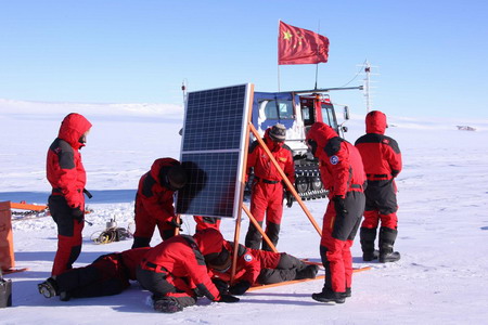 China sets up new seismic sensor on Antarctica