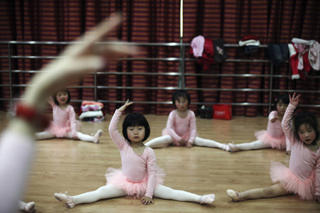 Little ballet dancers