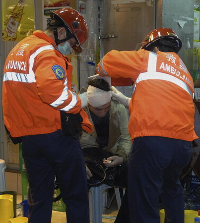 Man arrested after HK acid attack; 30 injured