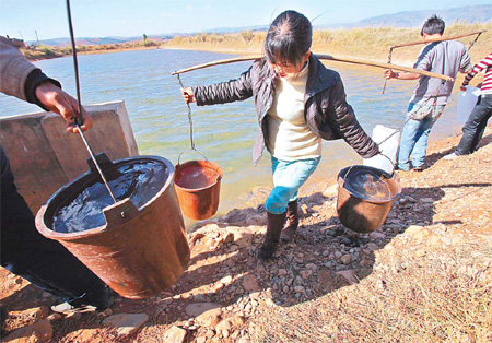 Yunnan, Guangxi reel from severe drought