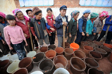 Severe drought in SW China regions likely to linger till May